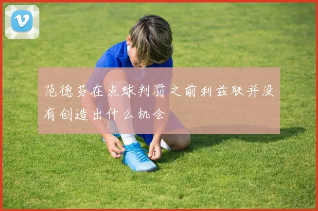 范德芬在点球判罚之前利兹联并没有创造出什么机会