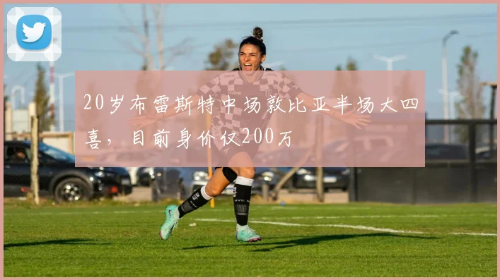 20岁布雷斯特中场敦比亚半场大四喜，目前身价仅200万