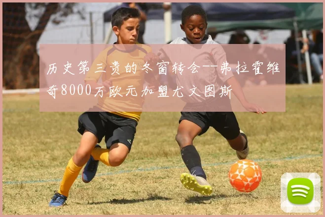 历史第三贵的冬窗转会--弗拉霍维奇8000万欧元加盟尤文图斯